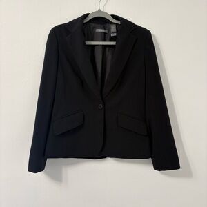 Liz Claiborne Regular Fit Black Blazer Sz 8